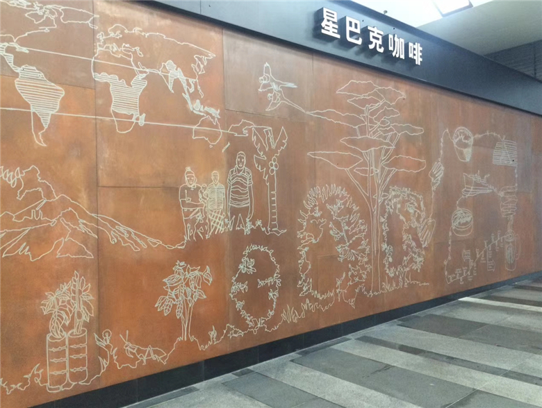 云霄耐候钢幕墙
